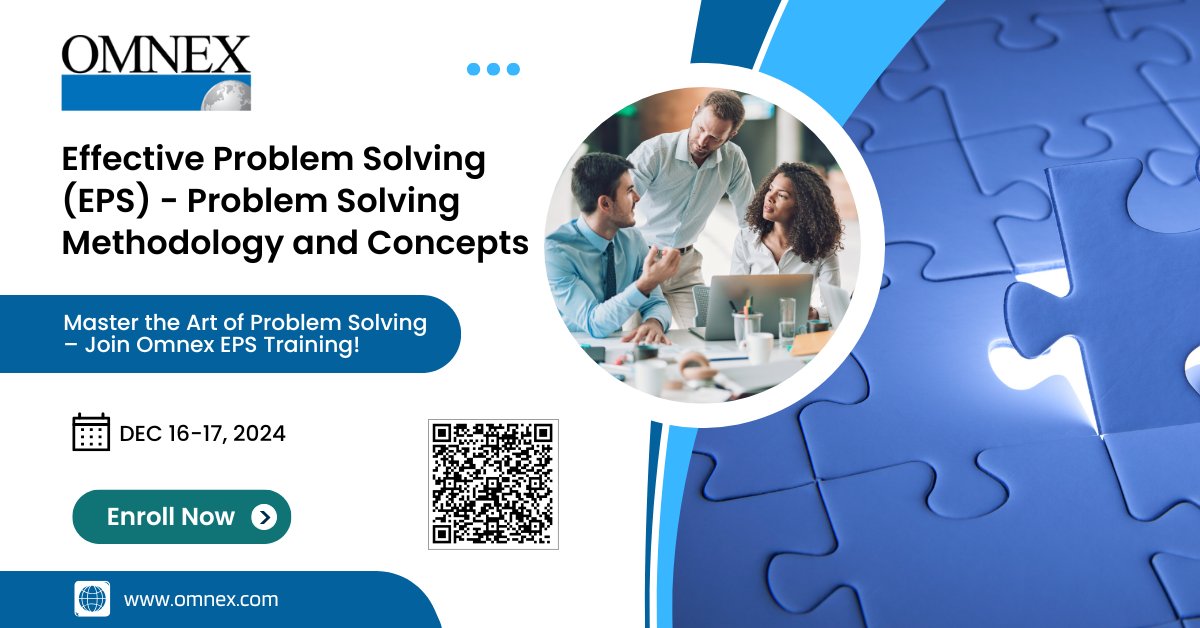 omnexglobal's tweet image. 𝐑𝐞𝐬𝐞𝐫𝐯𝐞 𝐲𝐨𝐮𝐫 𝐬𝐩𝐨𝐭 𝐧𝐨𝐰: hubs.li/Q02_3Nh_0
𝐒𝐨𝐥𝐯𝐞 𝐏𝐫𝐨𝐛𝐥𝐞𝐦𝐬 𝐋𝐢𝐤𝐞 𝐚 𝐏𝐫𝐨! 𝐄𝐟𝐟𝐞𝐜𝐭𝐢𝐯𝐞 𝐏𝐫𝐨𝐛𝐥𝐞𝐦 𝐒𝐨𝐥𝐯𝐢𝐧𝐠 𝐓𝐫𝐚𝐢𝐧𝐢𝐧𝐠 𝐀𝐰𝐚𝐢𝐭𝐬 𝐘𝐨𝐮.
Date: Dec 16-17, 2024

#EffectiveProblemSolving #ProblemSolvingSkills #RootCause