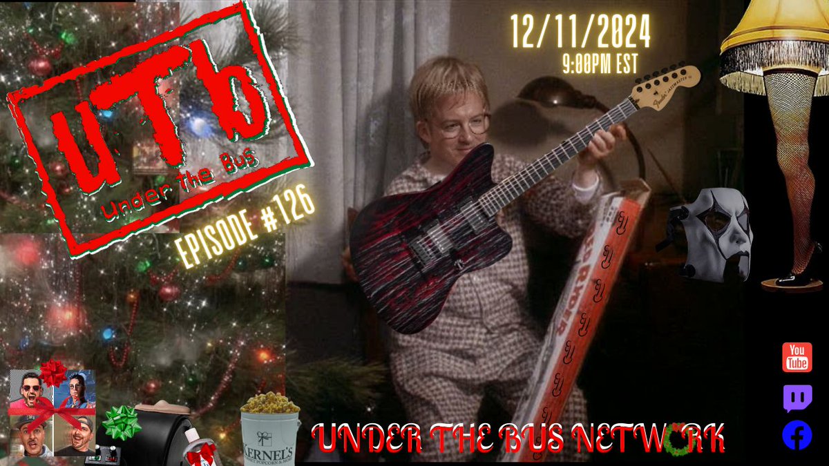 underthebusnet's tweet photo. Episode #126 - Under The Bus Network - Live 12/11/2024 9:00pm EST- YouTube Link https://t.co/19gHf5FRC2 #utb #underthebus #underthebusnetwork #livestreaming #livestream #live #streaming #twitter #youtube #comedy #facebook #vanhalen #facebooklive #bonerjams https://t.co/VLTsWWjYyf