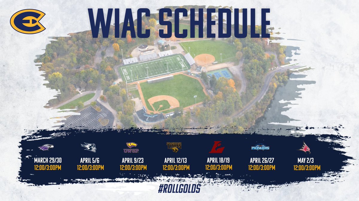 UWECBaseball's tweet photo. Our WIAC and Florida Trip schedules have been confirmed. 🗓️ https://t.co/cENvLBcy7V