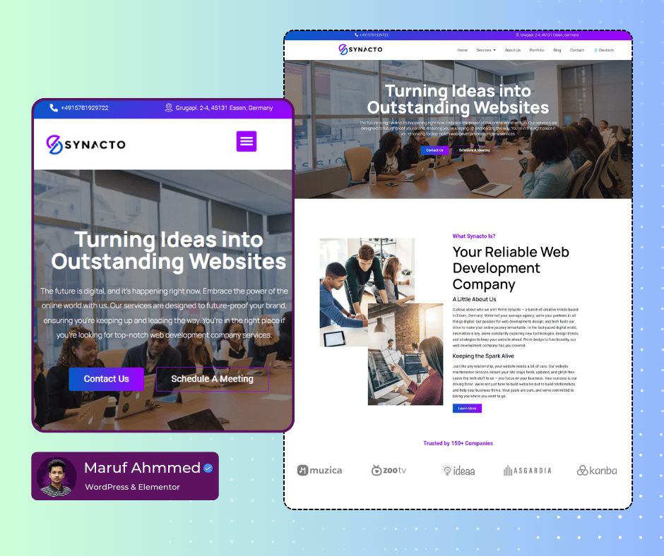 Ready to see your ideas come to life? 📷 Let’s collaborate and create something incredible together. DM me today or check out my services to get started!
#FigmaToElementor #WebDesignExpert #ElementorPro #WebDevelopment #DesignToWebsite #FigmaDesign #ElementorDesigner #UIUXDesign