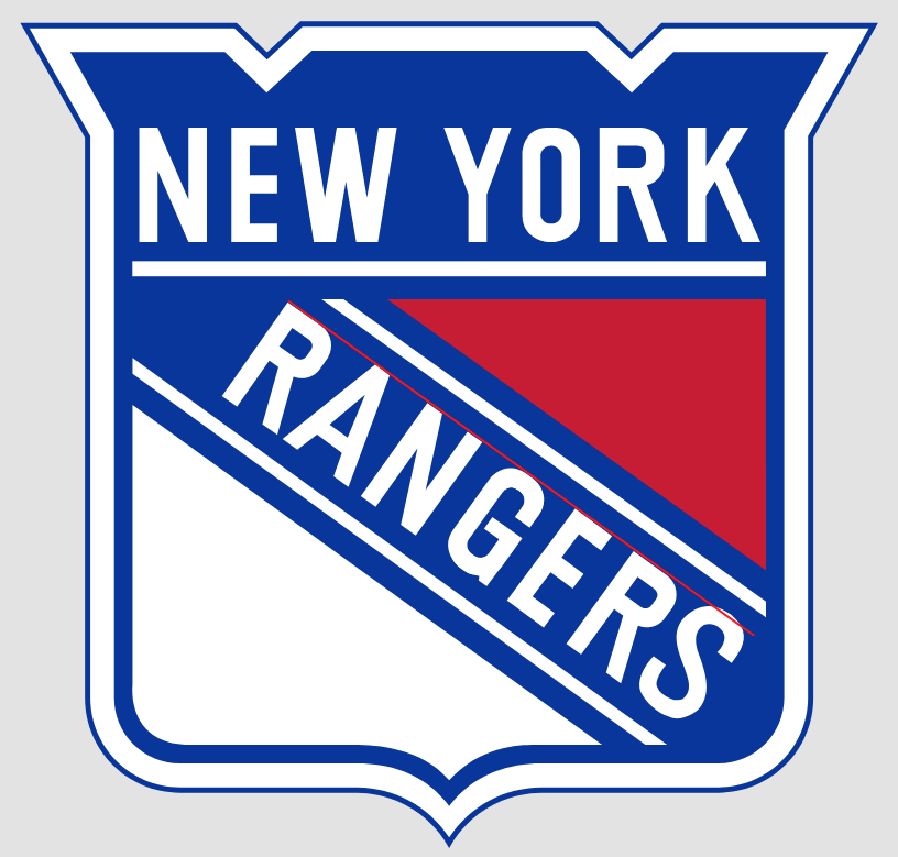 KarlDamus's tweet photo. @MarkLazerus From comparable elements, it's only the R's. The bottom part of the D shape of the R in 'York' is slightly thicker making the legs shorter. The difference is subtle. 
In the 2nd/3rd image I made the R's in 'Rangers' the same as the one in 'York'. Not easy to line up! https://t.co/lq5EnYjglz