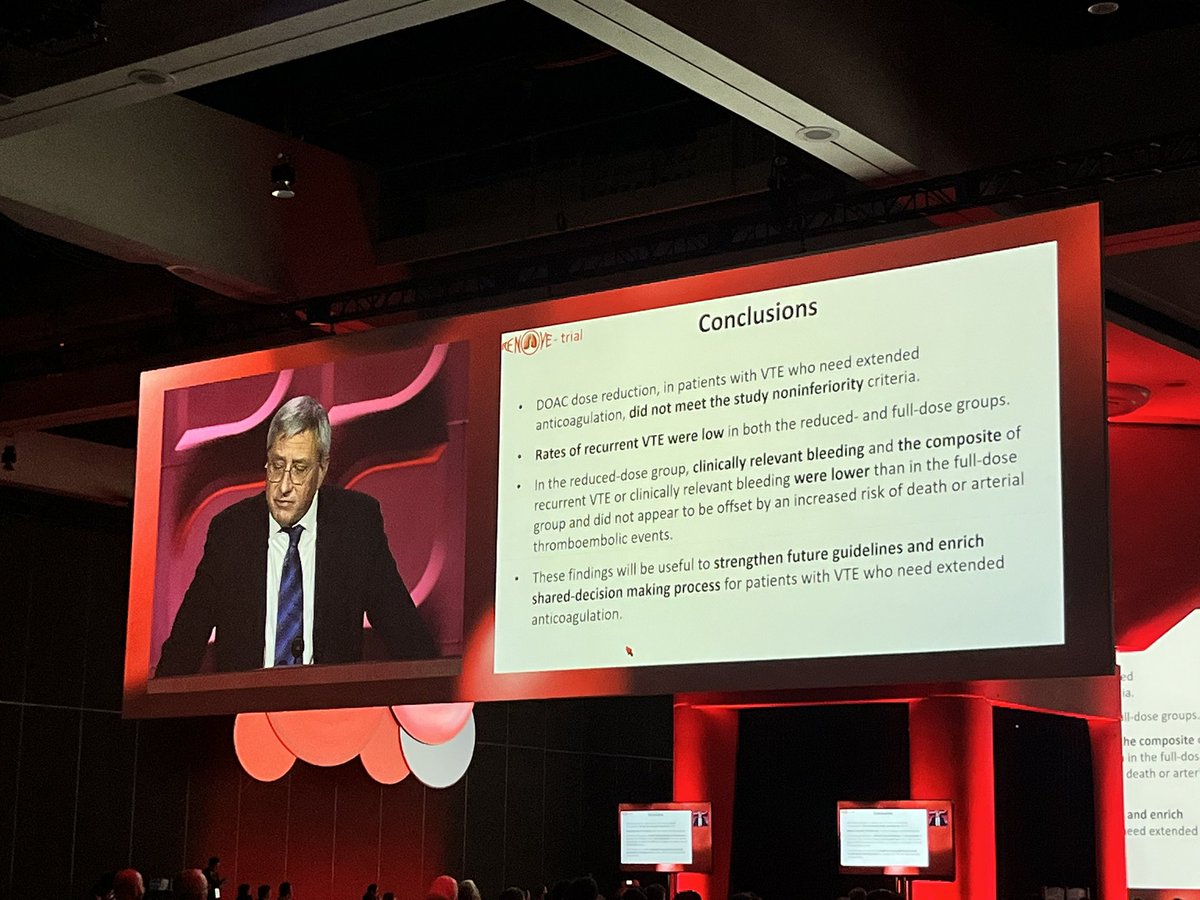 More or less? It remains an open question.

#ASH2024 #LateBreakingAbstracts #VTE #Anticoagulation