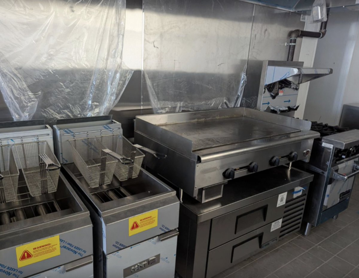 RuthiesForGood's tweet photo. 🔥🍴 Exciting updates from Ruthie's Cafe!
The kitchen is coming to life – equipment is installed, and we’re one step closer to firing up the grill for our first delicious grilled cheese! 🧀
#RuthiesCafe #FueledByGood #ComingSoon https://t.co/TOBgJBEqib