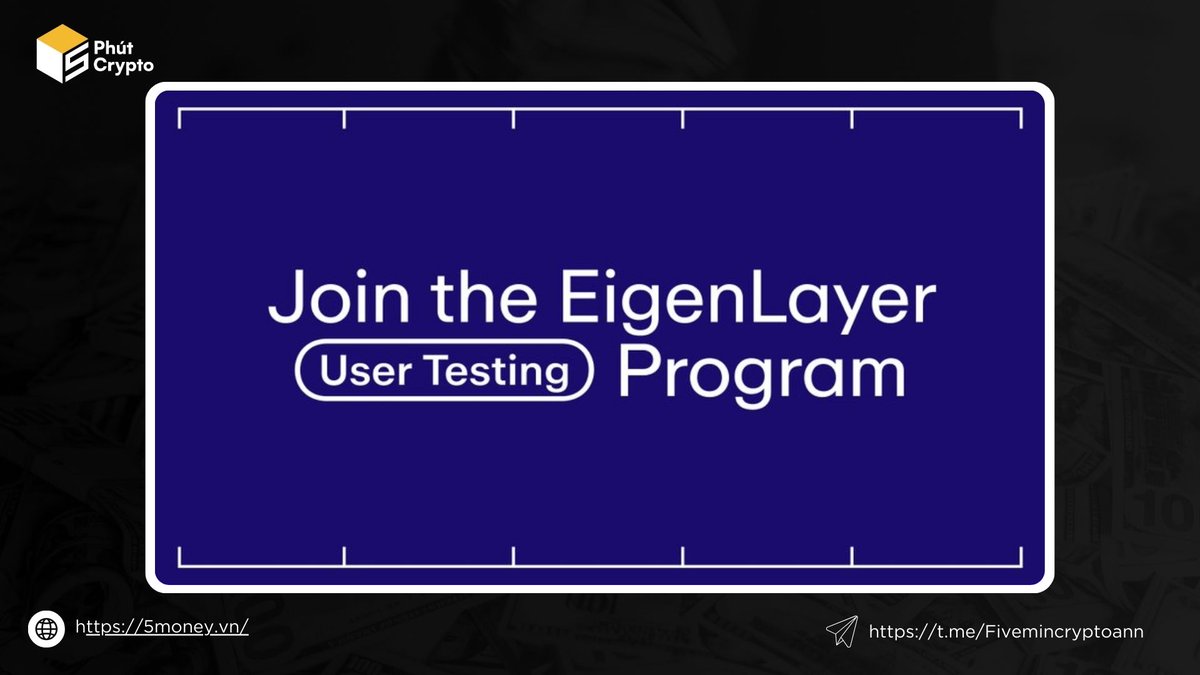 5phutcrypto_'s tweet photo. 🔥EigenLayer update - Cơ hội kiếm tiền vốn 0 đồng #5PC #EigenLayer 

🔷Như ae cũng biết thì các chương trình testnet sẽ mang đến cơ hội nhận airdrop cho người dùng. Hiện tại EigenLayer cũng vừa cho ra mắt 1 chương trình test các tính năng mới cho nền tảng

🔷Ae có thể đăng kí tại đây: https://t.co/FqsI9EelpB

🔷Số lượng có giới hạn, khi test xong thì ae có thể được nhận $EIGEn nha. Pool thưởng airdrop cho cộng đồng vẫn còn rất nhiều

👉 Đây là cơ hội để ae dùng trí kiếm tiền. 1 cách kiếm token hoàn toàn miễn phí nha