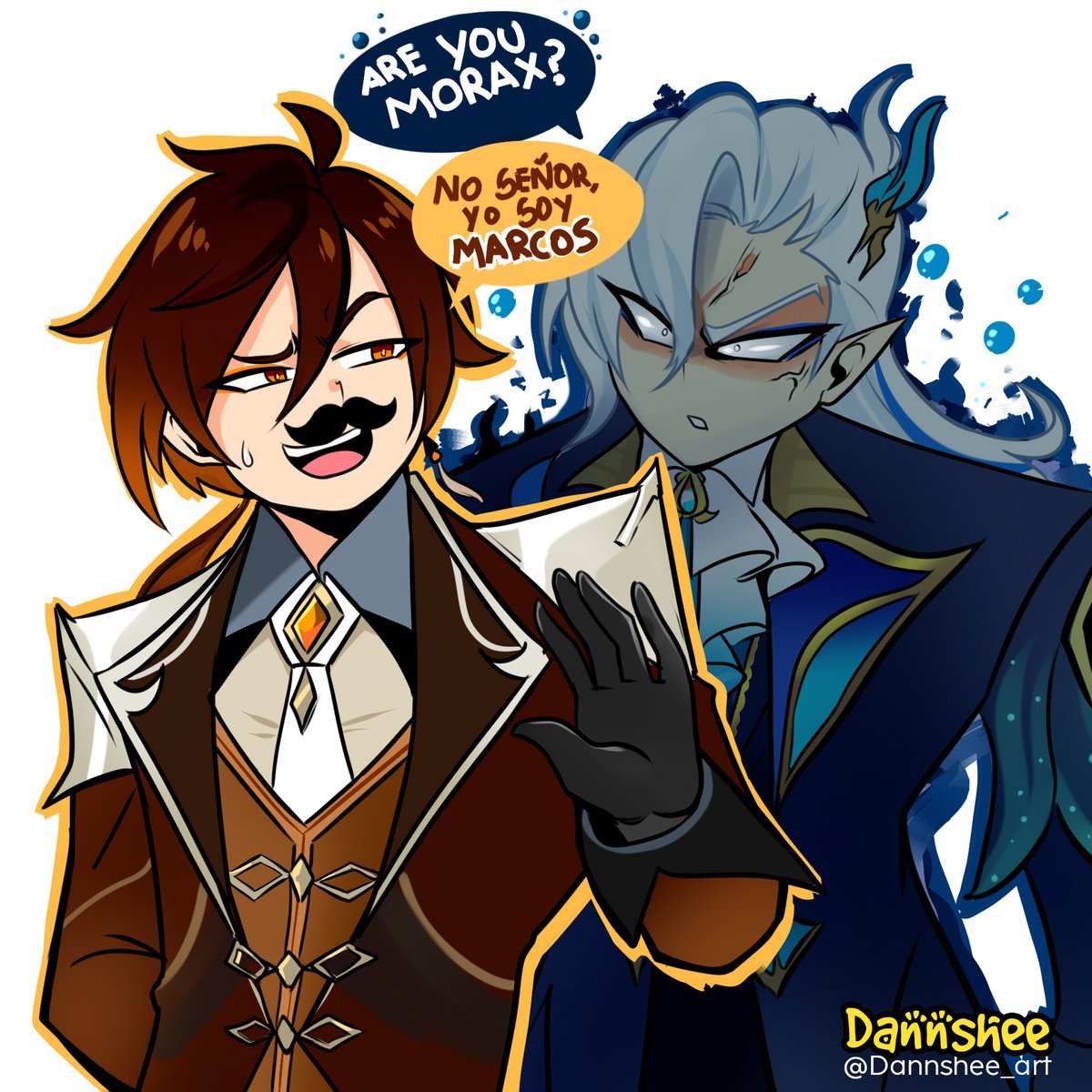 Dannshee_art's tweet photo. Yo apoyo a dragón 

#GenshinImpact #zhongli #Neuvillette https://t.co/qm3WlHSjgN