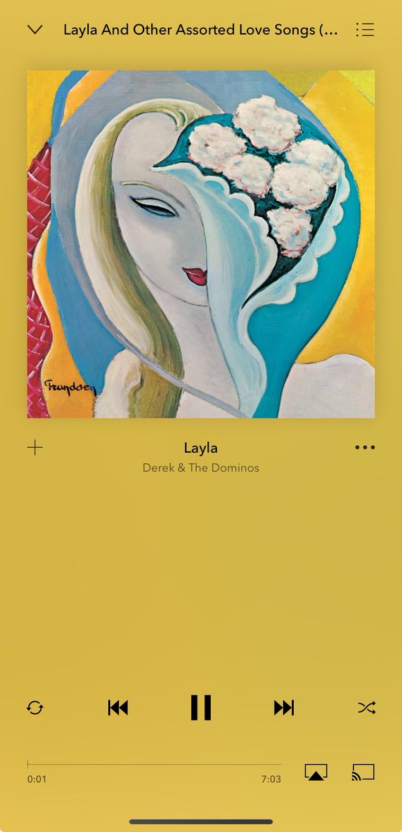 DevTC333's tweet image. FINALS WEEK PLAYLIST
Song: Layla
Artist: Eric Clapton
Year: 1970
#SPM230
