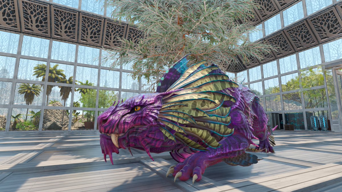 Jjones9366_'s tweet photo. And this is why you don't give me decor options on Ark😅 #ARKSurvivalAscended #playARK #arkmods https://t.co/aaoJgfT1XK