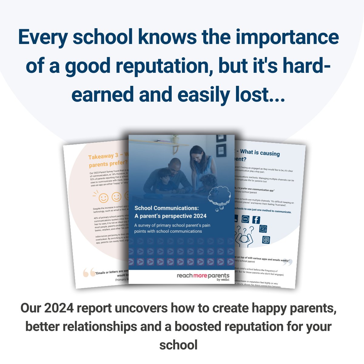 Our annual survey discovered what parents think of the communications they get from their school and provided valuable insight to help schools improve and ensure their communications are hitting the mark every time.
🧒eu1.hubs.ly/H0dCKJz0 
🎓 eu1.hubs.ly/H0dCJ2x0