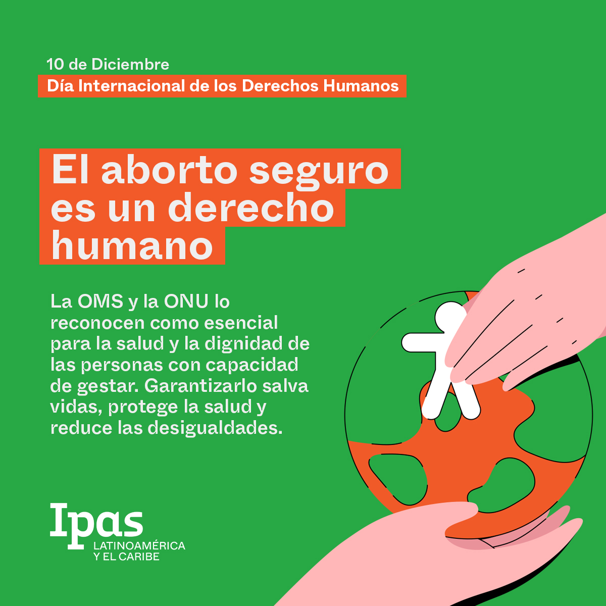 #10Dic 🗓️ Abortar es un derecho🌟 Garantizarlo no solo salva vidas, sino que nos da la libertad de vivir sin barreras ni estigmas💚