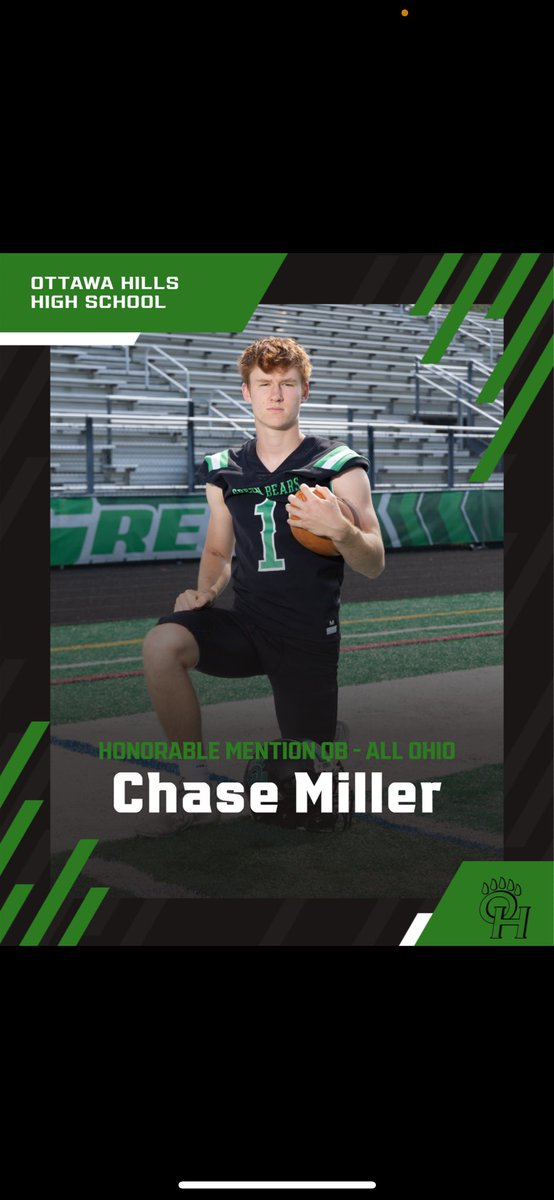 Coach Brandon Carter (@beecee419) on Twitter photo Congrats <a href="/Chasemillerz11/">Chase Miller</a> on your Honorable Mention selection for the All Ohio Team!!!!! Congrats Big Dawg!!!!! Congrats <a href="/Chasemillerz11/">Chase Miller</a> on your Honorable Mention selection for the All Ohio Team!!!!! Congrats Big Dawg!!!!!