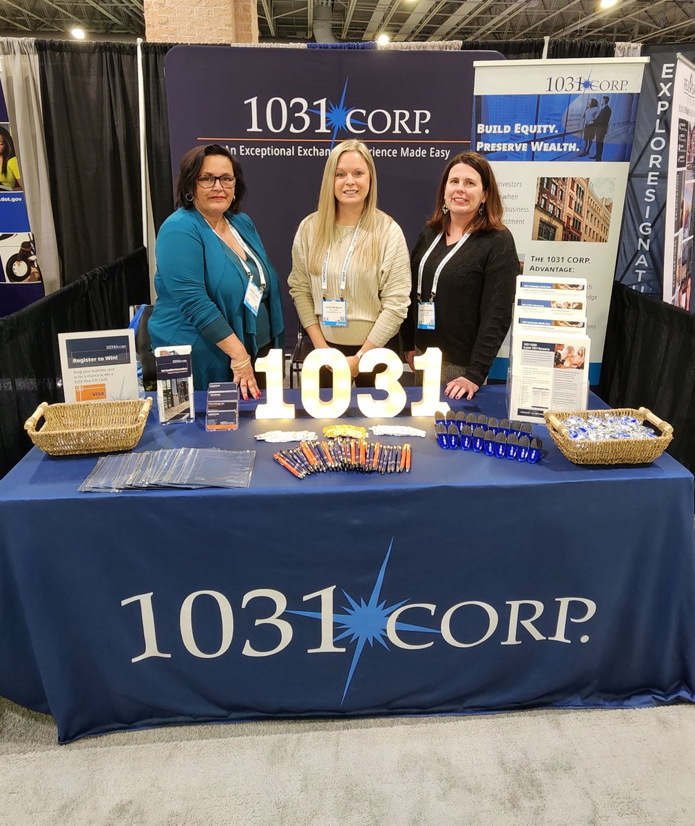 1031CORP's tweet image. We are excited to be exhibiting at the Triple Play REALTORS Convention and Trade Expo today and tomorrow!  

Stop by our booth, #528, and say hello to Katie, Kristen and Lisabeth!

#TP2024 #1031exchanges #realestate #investing #1031CORP