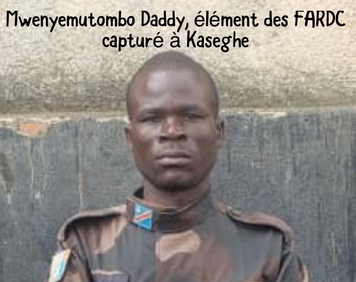 En perte de vitesse, l'armée Rwandaise et ses multiples alliés, tentent  de desinformer l'opinion en présentant Mr HAKIZA de son vrai nom et berger de son état très connu a Jomba  comme étant  un militaire FARDC capturé.