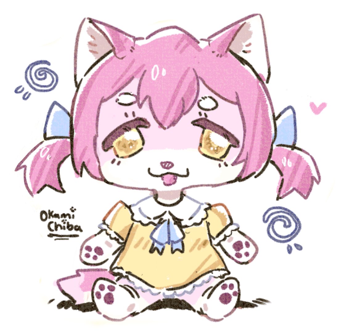 OkamiSama16's tweet photo. GUYS LOOK, I DREW MYSELF AS A PLUSHIE!!  #digitaldrawing #furryartwork #silly #oc #originalcharacterart https://t.co/0DCsLfADCt