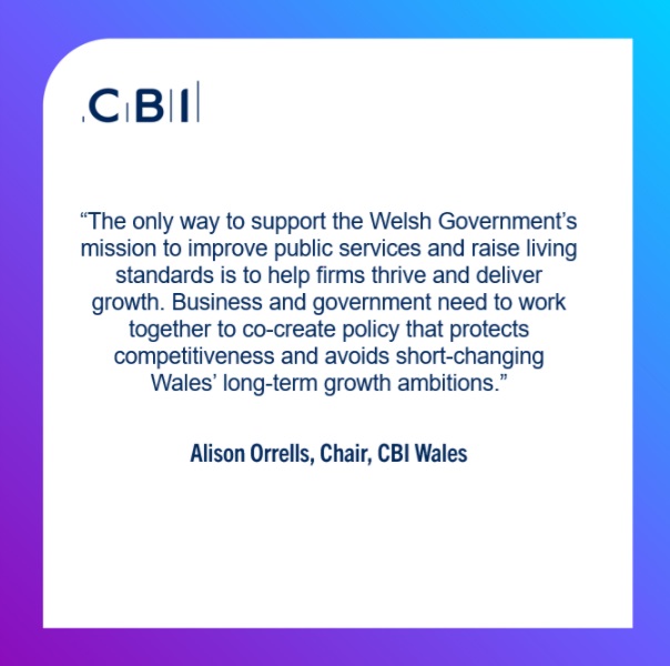 CBI Wales (@cbicymru) on Twitter photo To support <a href="/WelshGovernment/">Welsh Government</a> mission to improve public services and raise living standards, we must help firms thrive and deliver growth by co-creating policy that protects competitiveness and avoids short-changing this target.
Our #WelshBudget response: bit.ly/3BziYcu To support <a href="/WelshGovernment/">Welsh Government</a> mission to improve public services and raise living standards, we must help firms thrive and deliver growth by co-creating policy that protects competitiveness and avoids short-changing this target.
Our #WelshBudget response: bit.ly/3BziYcu