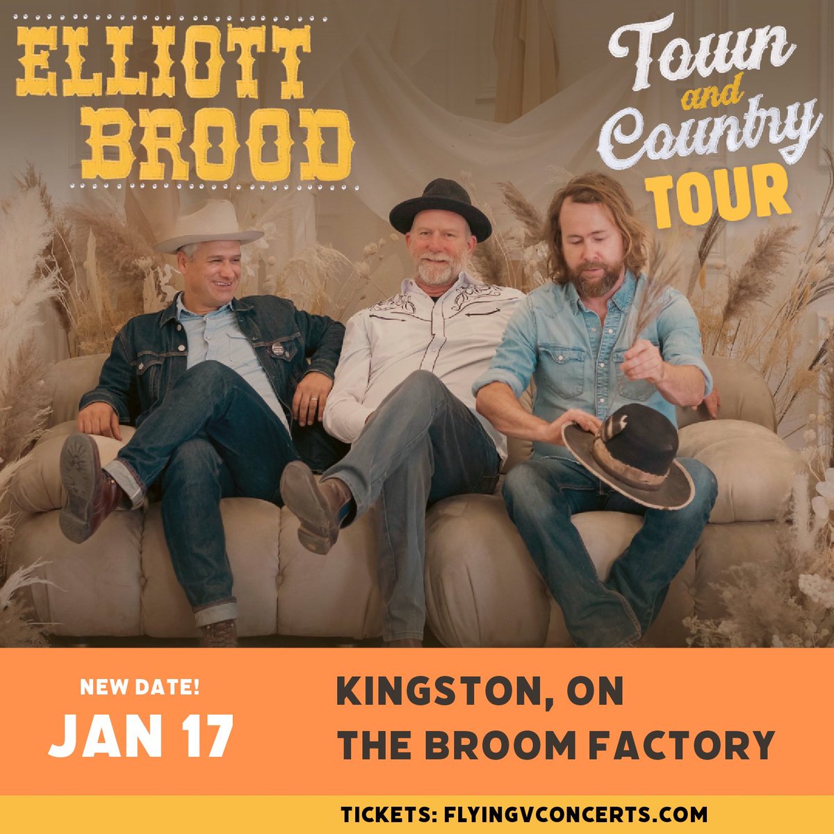 FlyingVirg (@flyingvirg) on Twitter photo Not many tickets left for <a href="/ElliottBROOD/">Elliott BROOD</a> at The Broom Factory Jan 17th! flyingvconcerts.com Not many tickets left for <a href="/ElliottBROOD/">Elliott BROOD</a> at The Broom Factory Jan 17th! flyingvconcerts.com
