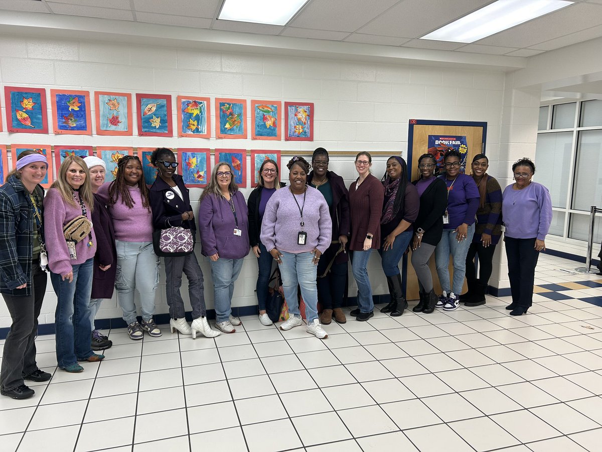On Friday, Newtown staff showed their support for Kameron, the grandson of our own office staff member, Mrs. Cassie Johnson, during Crohn’s Disease Awareness Week by wearing purple! 💜 Together, we stood strong as a community honoring his courageous fight. 

<a href="/vbschools/">VBSchools</a> <a href="/VBTitleI/">Title I VBCPS</a>