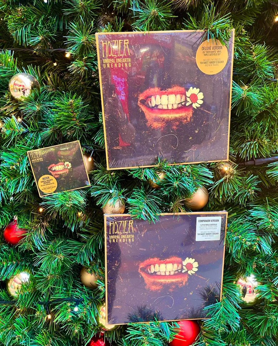 Hozier - Unreal Unearth Unending 🤎

Featuring all the music from the past two years, in one collection, including ‘Too Sweet’ &amp; ‘Through Me’ 🎶 

Out now; in-store &amp; online.