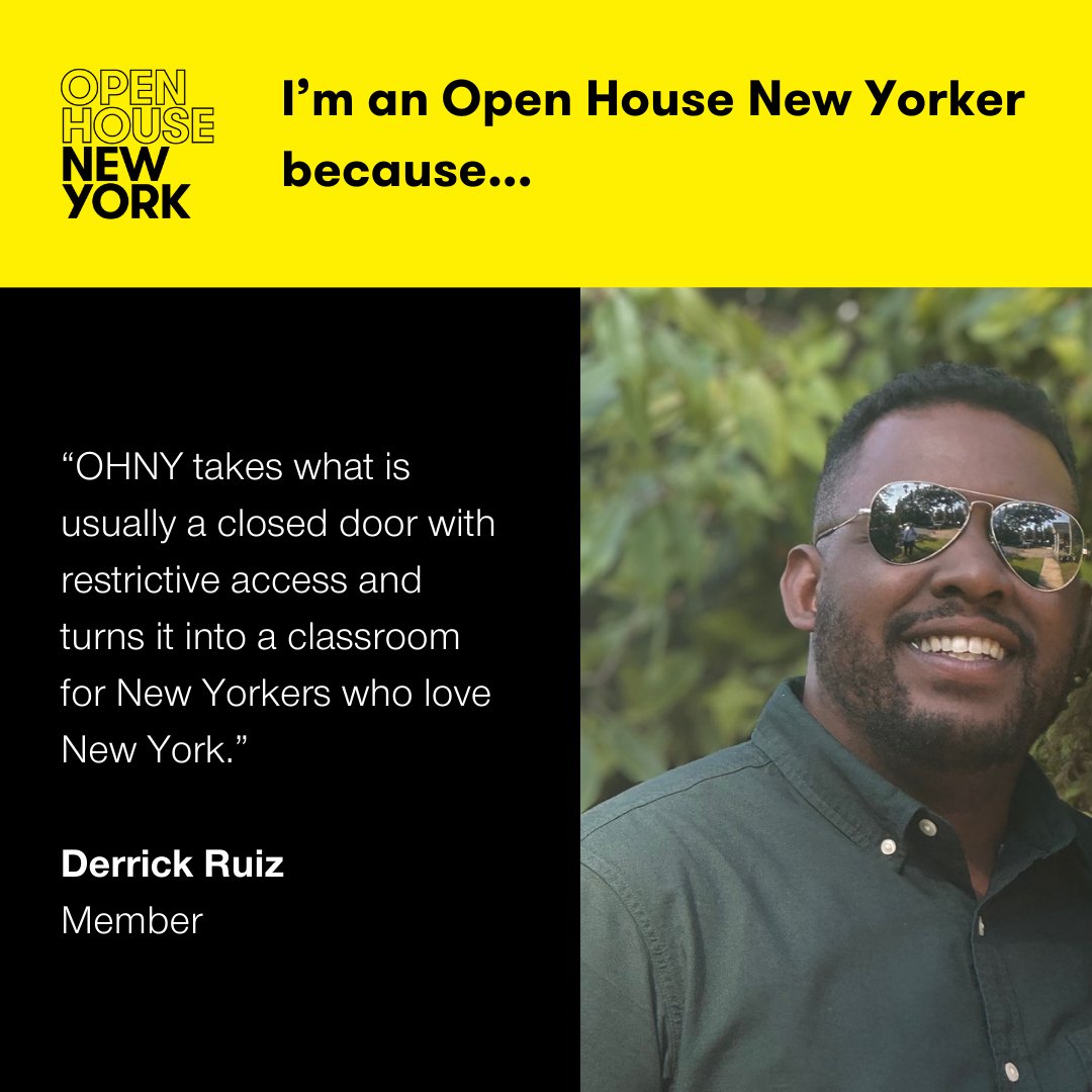 Open House New Yorkers believe...

That access creates agency. That sharing the experience of the city is a deeply democratic act. And that, together, we can shape a more open, accessible, and inclusive future for New York.

Hear from our community: conta.cc/3Bc6sjg.