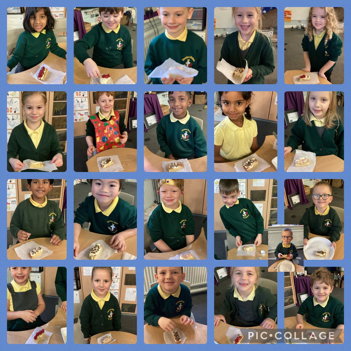 sthcpsbarry's tweet photo. #melyn became professional bakers today! They enjoyed inventing their own cake designs then creating a container to store and present their delicious gift in. #Talk4write #DT https://t.co/8tNHAwFbF9