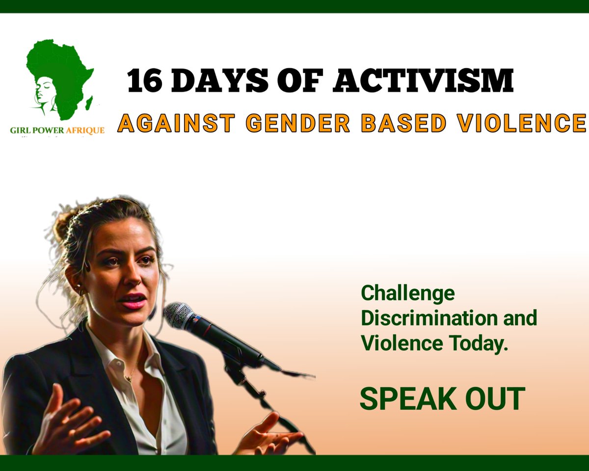 GPAfrique's tweet photo. Preventing gender-based violence is the responsibility of everybody.
#16DaysOfActivism2024 
#EndGBV https://t.co/8lyD9i35Un