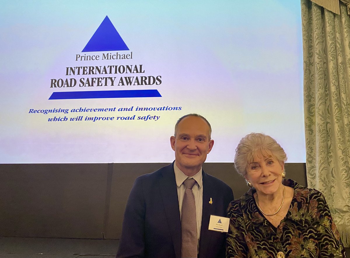 RobHeard1656's tweet photo. Lovely day at Prince Michael of Kent International Road Safety Awards as guest of @TickerInsurance . Sat with my friend Valerie Singleton who is a great supporter as well as Ticker who have a great Insurance Policy treating Older Drivers as individuals not just an by their age. https://t.co/FBCTdJBjWZ