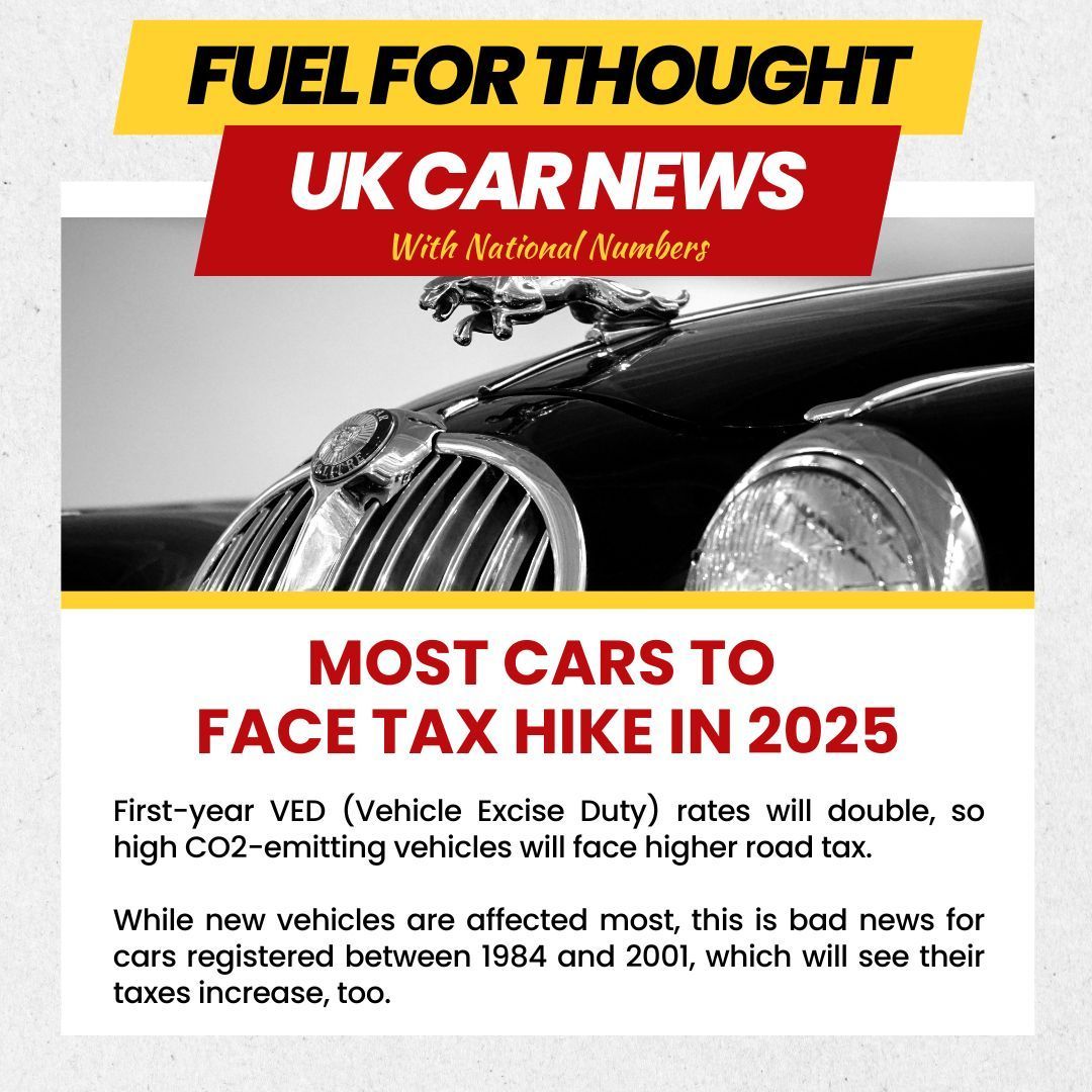 Will you pay more road tax in 2025? 😳

#VED #RoadTax #LabourBudget #Labour #RachelReeves #CarTax #TaxHike