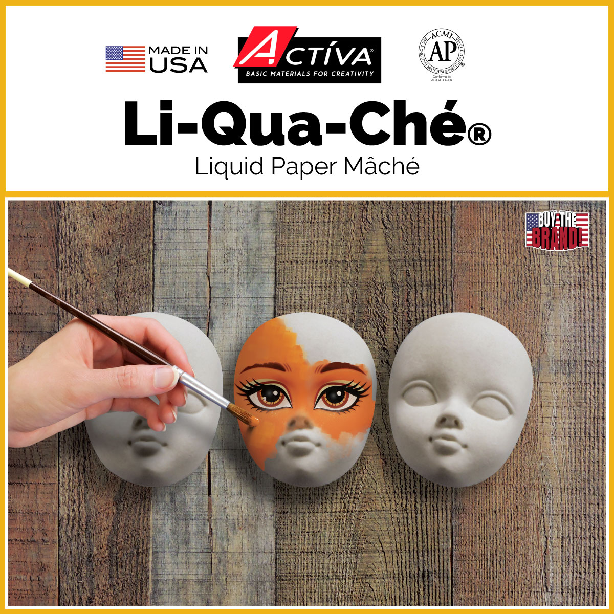 Activaproducts's tweet photo. Li-Qua-Ché®
Liquid Paper Mâché
https://t.co/HypBQ23LZX https://t.co/4EbhsYufPw