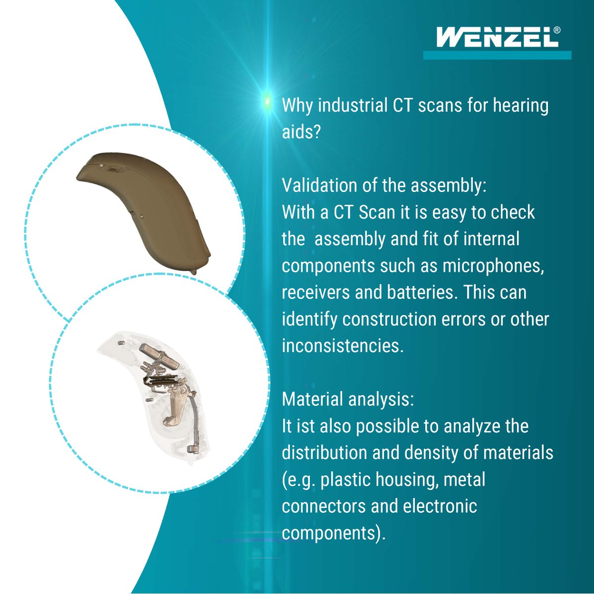 🔍 HEARING AID MEASURED IN THE CT
Ever wondered what’s inside your product without taking it apart? 🧐

Our exaCT CTs deliver high-resolution imaging for research, development &amp; quality control—leading the way in Medical Applications! 🏥

#CTScanning #MedicalTechnology #NDT