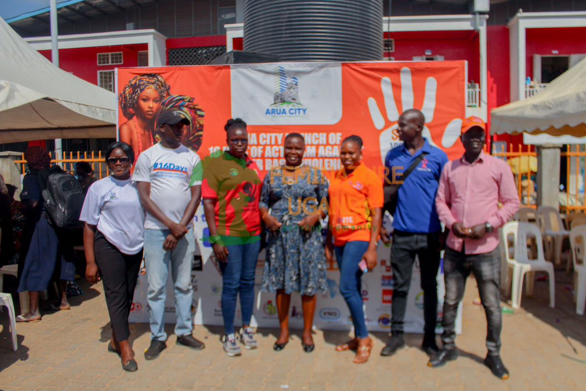 rednetug's tweet photo. CLOSED! 16 Days of Activism Against GBV in Arua City. Thank you to Deputy RCC, Deputy Mayor, stakeholders, partners &amp; volunteers for joining forces to raise awareness &amp; advocate for climate action to end GBV! #16DaysOfActivism #EndGBV" https://t.co/nCM3L3nCIz