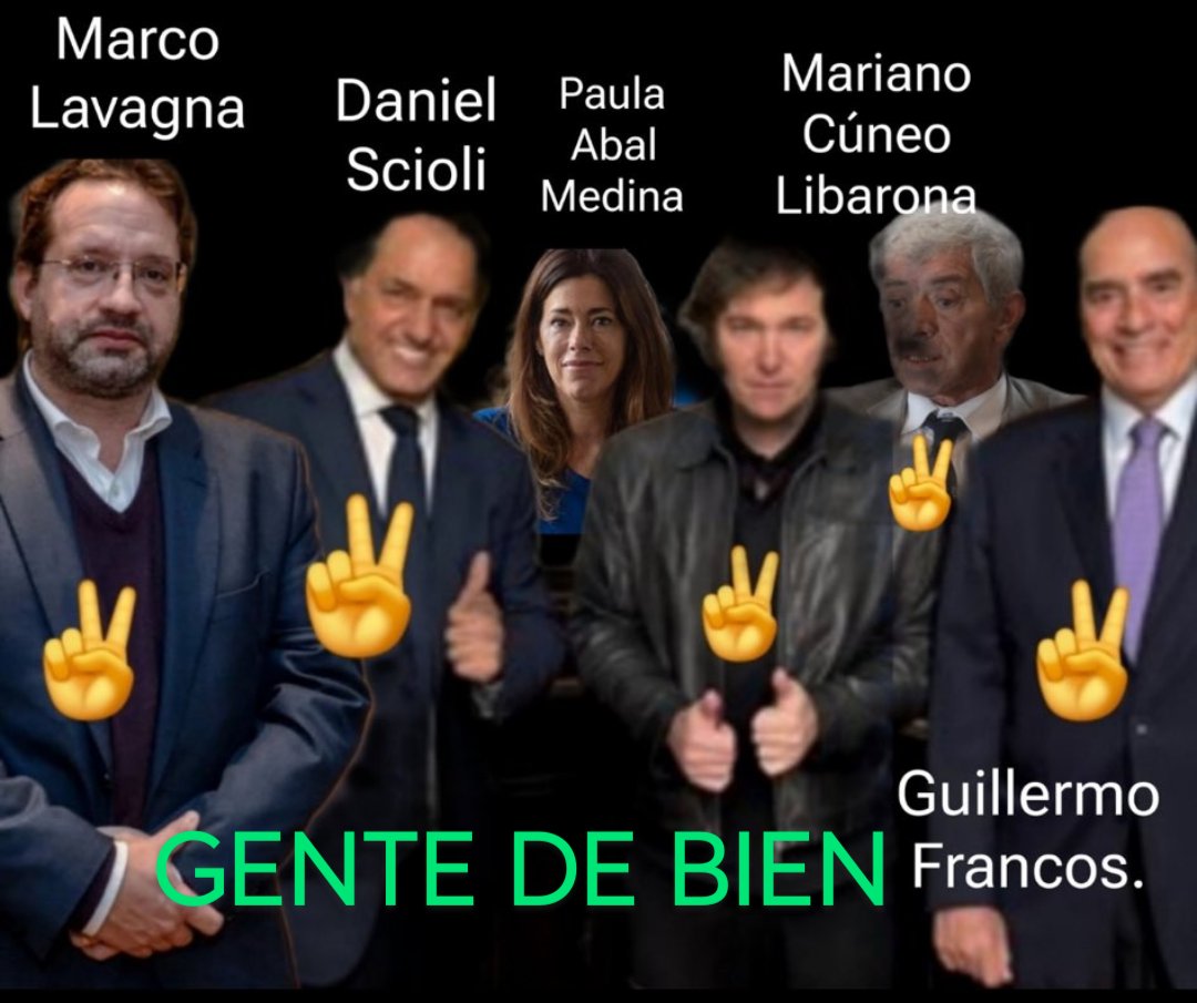 tellyquen's tweet photo. @RCachanosky #Confiables más los #Menem obvio 😁 https://t.co/KmOH9AFIxW
