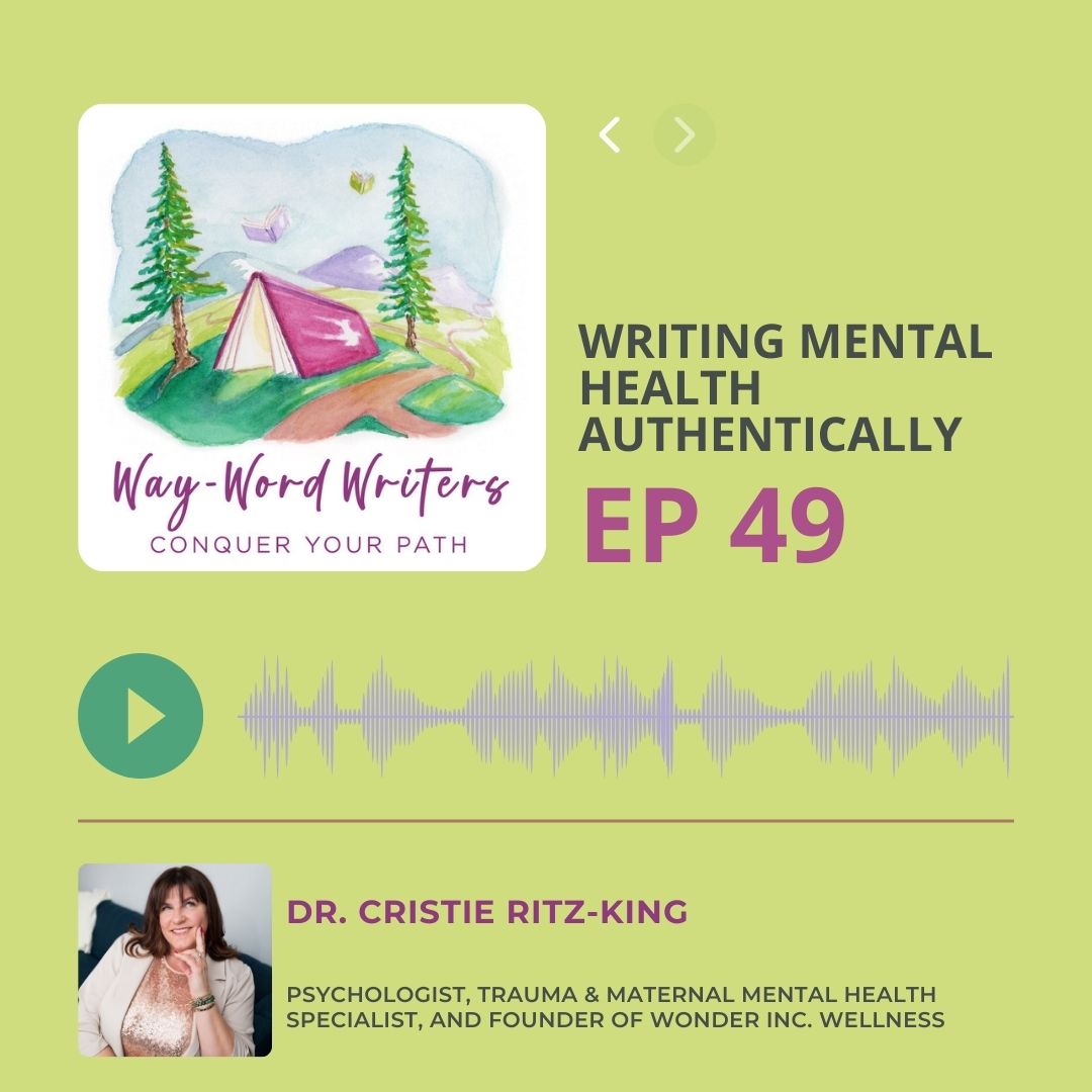 waywordwriters's tweet photo. Learn how to write about mental health authentically with Dr. Cristie Ritz-King. Great insights!
https://t.co/S6MD47joWT
#waywordwriters #conqueryourpath #writingcommunity #writerslife #writingpodcast #writingretreat #writingnewsletter #firstanniversary #firstpages https://t.co/77eIRslXIw