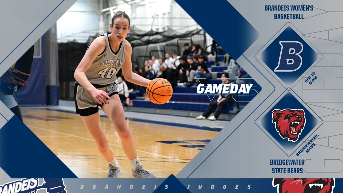 BrandeisJudges's tweet photo. GAMEDAY! It's the last game of the semester for Katherine Vaughan and @BrandeisWBB against Bridgewater State! #RollDeis

🎥: https://t.co/XQos7Orpzj
📊: https://t.co/bmrFhwTje3 https://t.co/Q5bF3nCk60