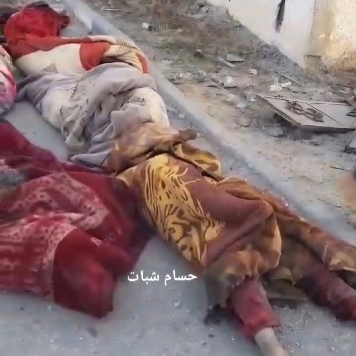 Astridueil's tweet photo. A horrific massacre committed by the occupation forces against the family of Al Kahlout in Beit Hanoun, north of Gaza. https://t.co/w5G98x6sa1
