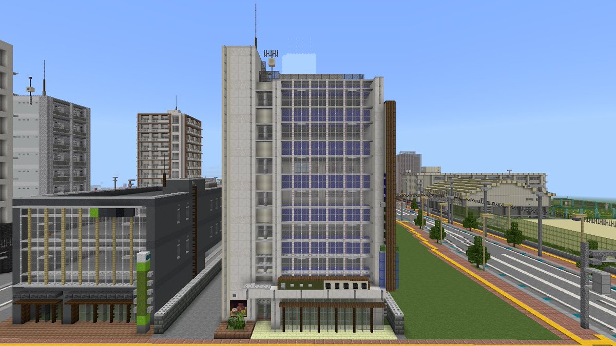 matutake0826's tweet photo. 商業ビル
#Minecraft
#minecraft建築コミュ https://t.co/dKEkKkRmBj