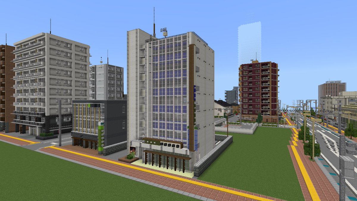 matutake0826's tweet photo. 商業ビル
#Minecraft
#minecraft建築コミュ https://t.co/dKEkKkRmBj