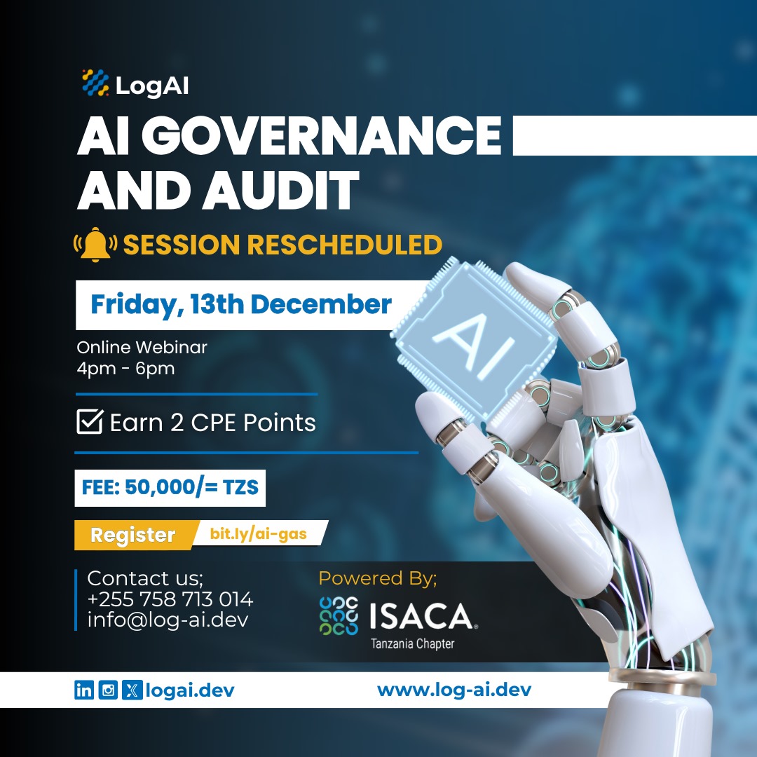 Exciting Update! Our AI Governance and Audit Webinar is now on 13th December!

Join us from 4 PM to 6 PM (Online) as we dive into key strategies and best practices for effective AI governance and auditing. Plus, earn 2 CPE points while enhancing your AI knowledge!