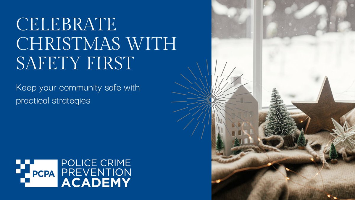 ❄️ Christmas is a time for joy, but it can also present safety risks. Keep your community safe with practical strategies from our crime prevention courses. Learn how: loom.ly/Kg3RR4g ✨