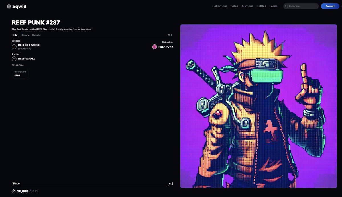 #DidYouKnow: The loved #ReefPunks NFTs by <a href="/Lord_Reef_Nft/">REEF NFT STORE</a> has a token? That's right! 

This is the first NFT collection on Sqwid that has a community token attached—the way of the future! 

Check out the $PNK (<a href="/REEF_PUNKER/">REEF PUNK (PNK) Token🧑‍🎤🤘🏻</a>) token on <a href="/ReefSwap/">ReefSwap | DEX</a>  🪸🪙

#NFTcommunity #memecoin