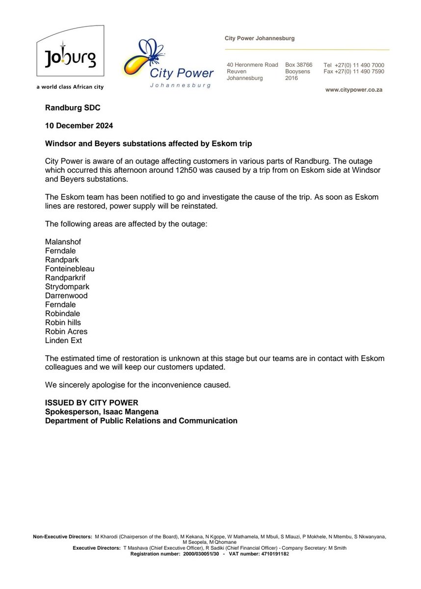 @CityPowerJhb tweet media