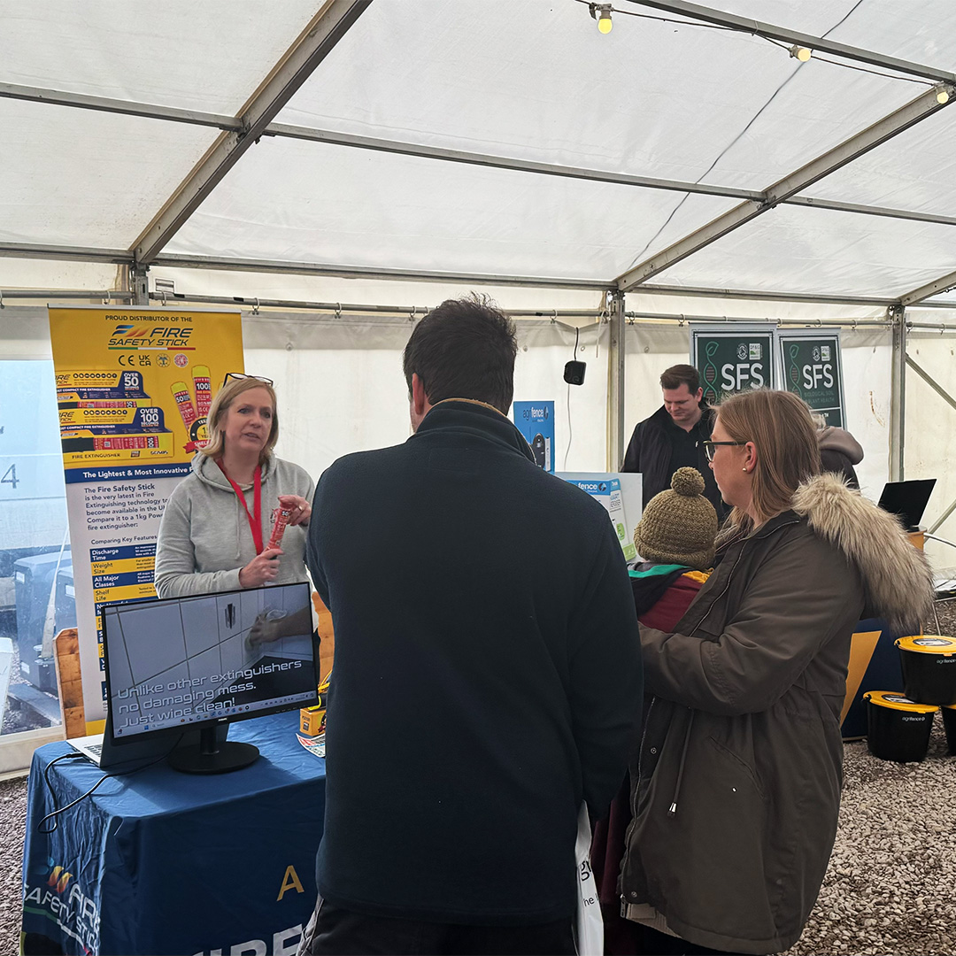 FireSafetyStick's tweet photo. Supporting @MuckSparks at last weeks Agri-Linc open days (Thurs-Fri) in Bourne! 🚜

Performed plenty of demos in our mobile unit and spoke to many local farmers. https://t.co/st7rd5luLS