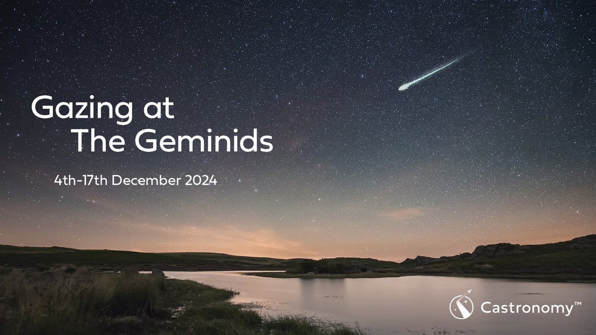 Castrol's tweet photo. The Geminid meteor shower is an annual meteor shower that usually occurs from the 4th to 17th December - with its peak usually around the 13th or 14th.

So, keep your eyes on the sky and don’t miss this stunning display! ☄️🌌
#Castronomy #TheGeminidMeteorShower https://t.co/slWAuxWbn3