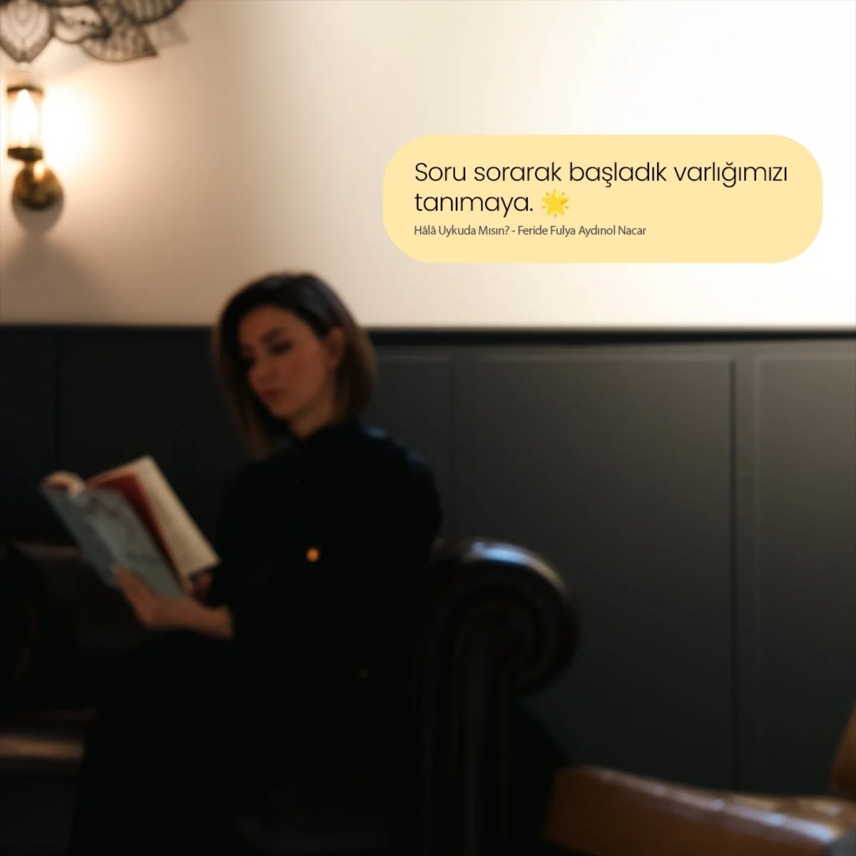 Yaratıcımız "OKU" dedi biz unutanlara. Hayatı oku. Kendini oku. Böylece kendini bilecek ve kendini bilen de Rabbini bilecekti.
(Muhyiddin İbnü'l-Arabi)

Hâlâ Uykuda Mısın? - F. Fulya A. Nacar

Kitap, şimdi tüm platformlarda satışta! 🌟

#feridefulyaaydınolnacar #halauykudamısın