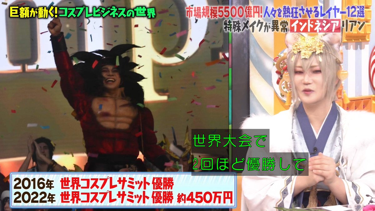 特殊　メイク 異常すぎる特殊メイクのコスプレイヤー #マツコの知らない世界