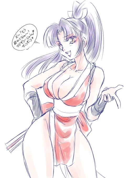 いっぱい舞が流れてきたので、よし私もいっちょ参加!とか思ってたら凶悪な顔に。どーしてこーなった・・・いやでも初期の舞は私こんなイメージです。 