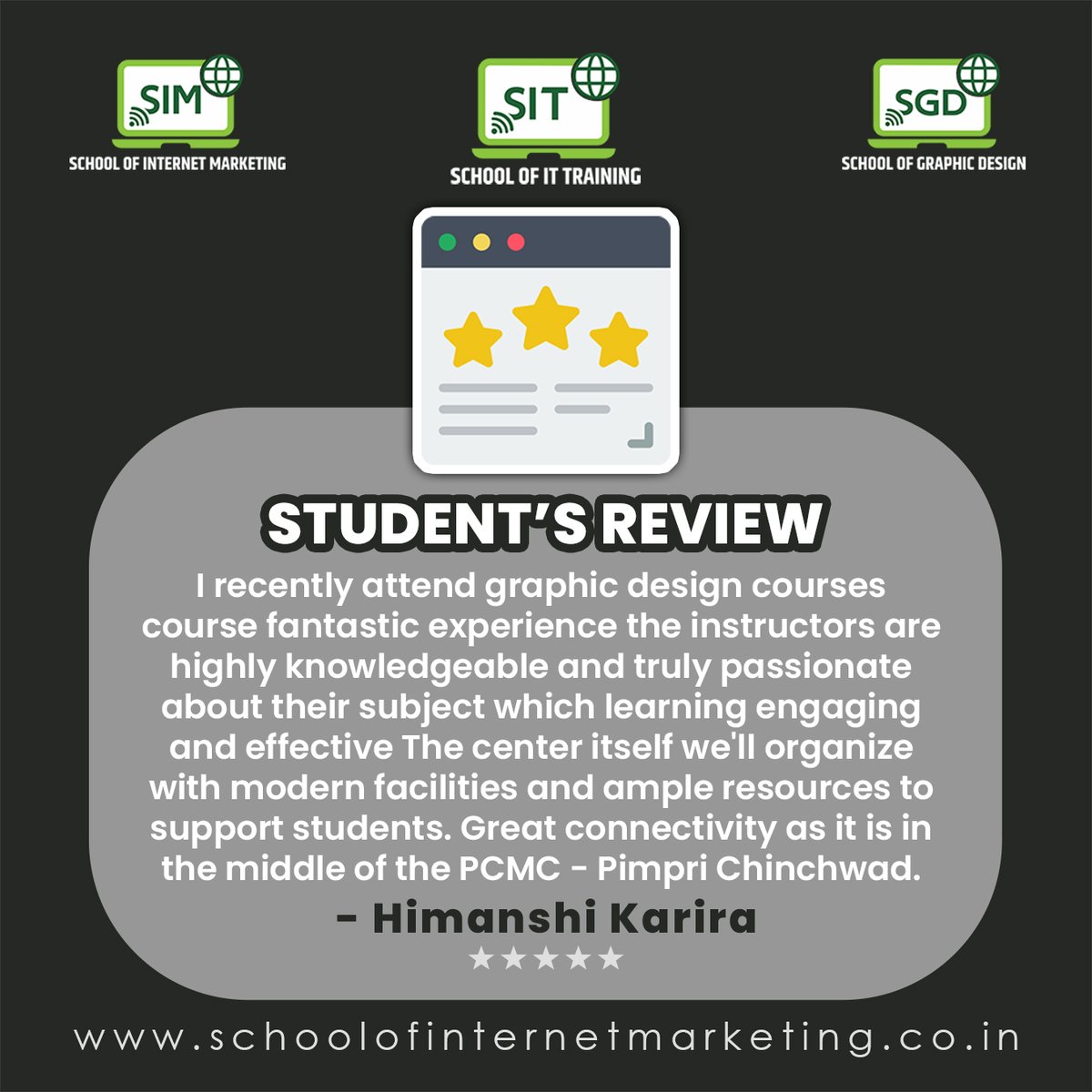 SIT_SchoolofIT's tweet photo. 🎯Our Vision Is To Provide Excellent And Affordable Quality Education To Each Student Visiting Our Institute.💐
#schoolofinternetmarketing #schoolofittraining #schoolofgraphicdesign #graphicdesign #graphicdesigner #graphicdesigning #graphicdesigners #graphicdesignblog https://t.co/ZIYABC062g