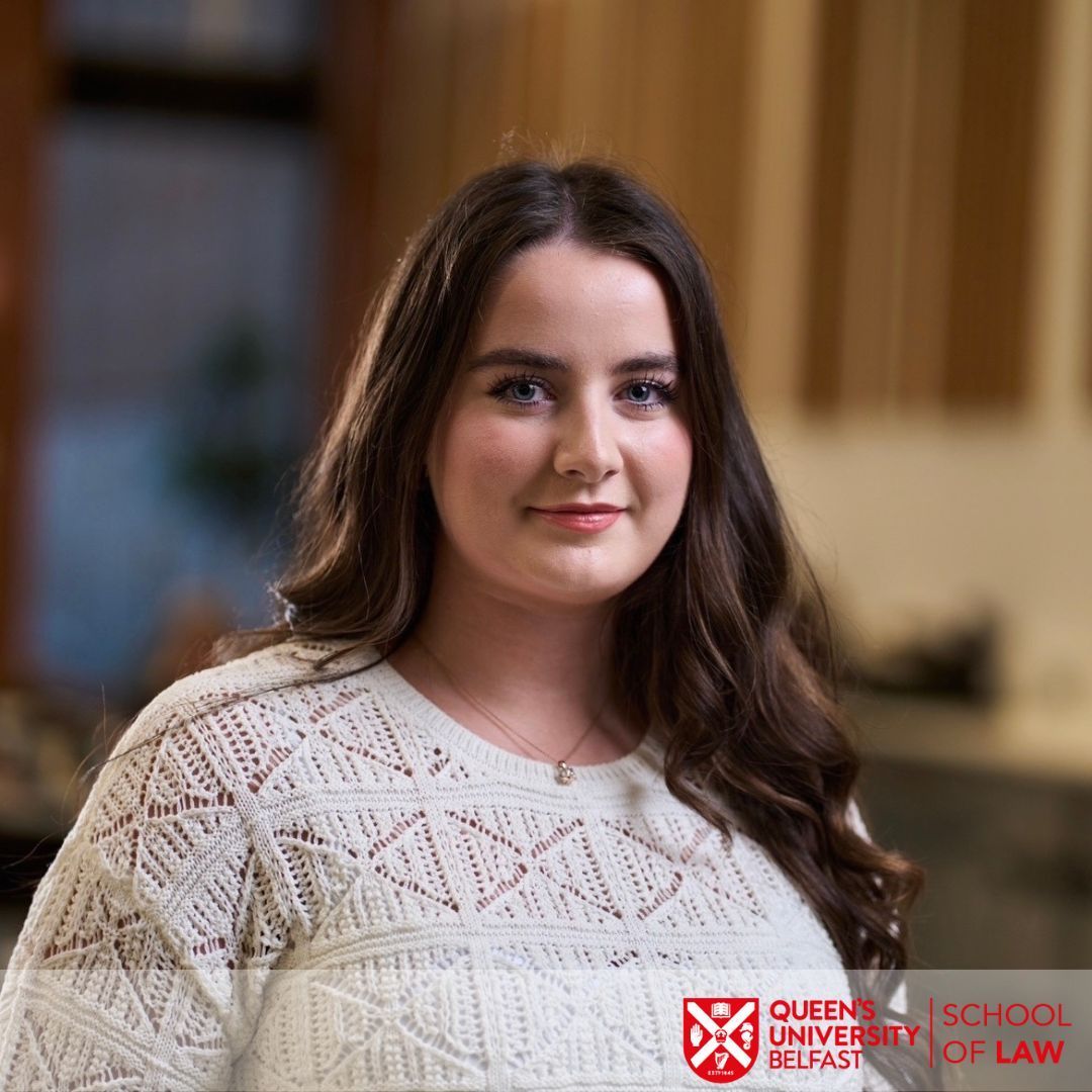 🎉 Congratulations to Aisling Cannon, who was awarded the Head of School Contribution Prize 2024. 

Accepting the prize, Aisling said, "I am delighted to accept this award as the Co-Founder of the QUB Walkie Talkie Girlies Society. 
Alongside my co-founder Georgia, our vision was