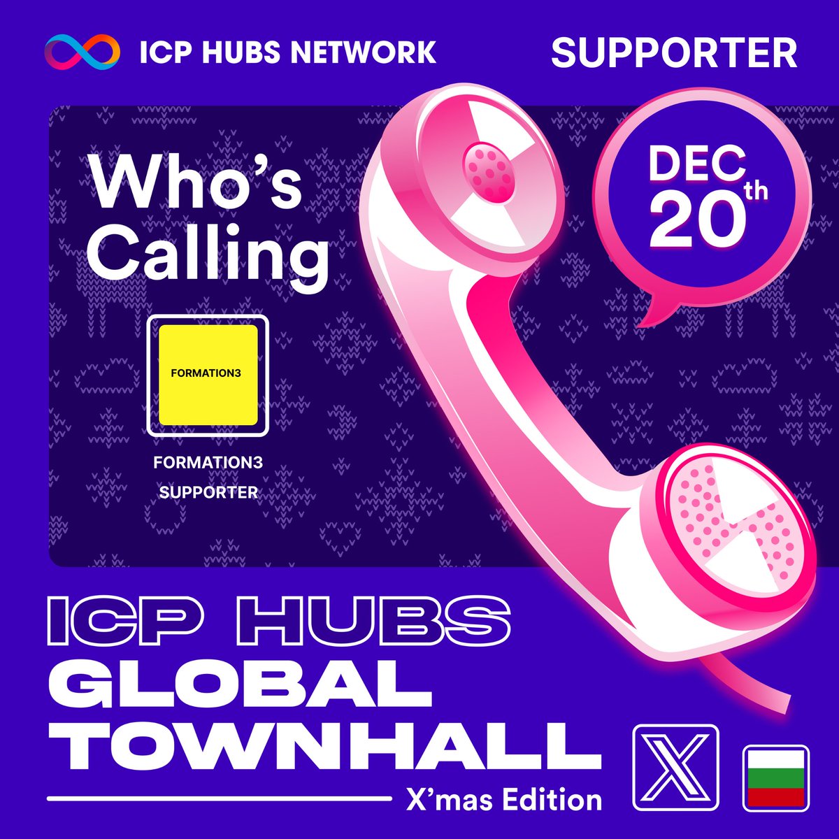 Formation_Three's tweet image. We are happy to announce that we will be supporting the @ICPHUBS Town Hall on Friday, December 20, organized by @icphub_BG, @ICPHUB_PL, &amp;amp; @Ukraine_icp!

⏰: 17h - 18:30h CET / 20.12.

Set a reminder 👉 x.com/i/spaces/1lPKq…
Learn more 👉 lu.ma/EU-Alliance