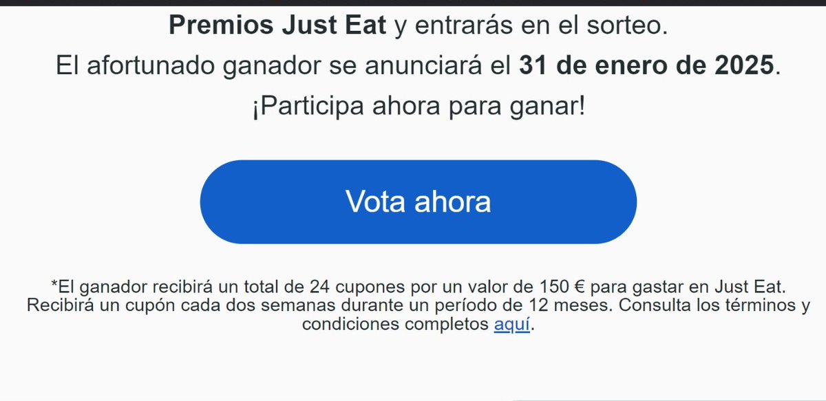 AlbertoGilabert's tweet photo. @JustEat_es El clickbait y tal... 
Un año gratis = 150€ en comida🤣

Nueva cuenta: @JustLie https://t.co/SwcNRXar09