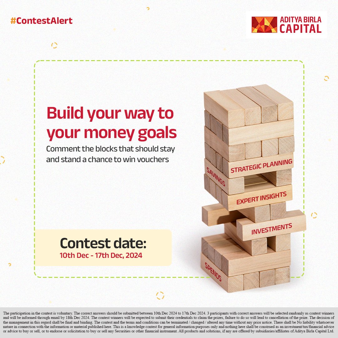 abcapital's tweet image. Comment the blocks you need to build towards your money goals and stand a chance to unlock something exciting!

Building a strong foundation for your money goals is key to securing your future.
Here&apos;s how you stand a chance to unlock something exciting.

1) Follow…