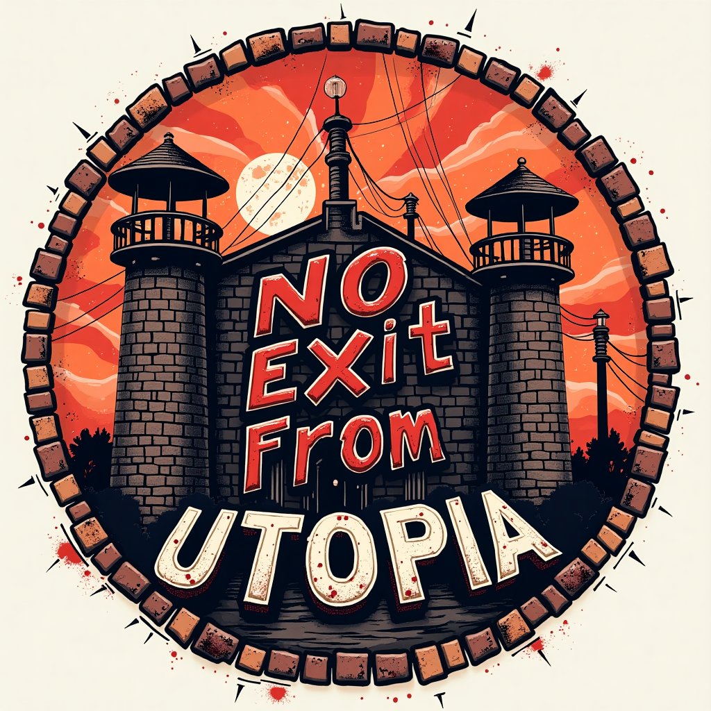 anttka4cz's tweet photo. Сомневаюсь какое лого для своей игры выбрать - "No Exit From Utopia" - игра от третьего лица про побег из тюрьмы будущего
#nefu #godot #gamelogo #gamedev #indiegame #игра https://t.co/IRcx1jANpz